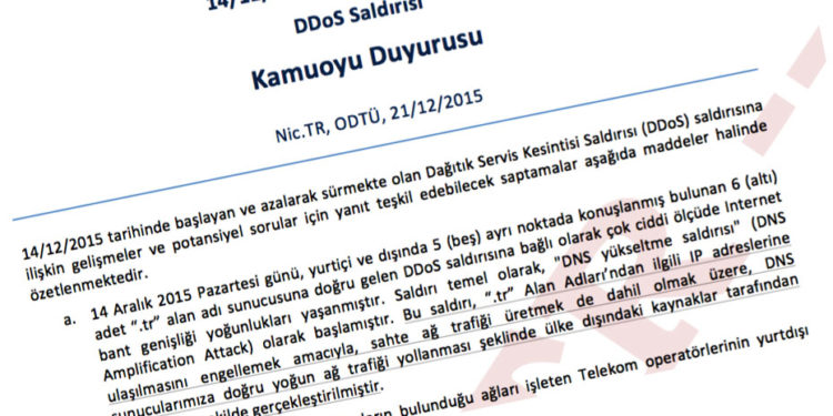 ODTÜ'den .TR Alan Adı Saldırısı Hakkında