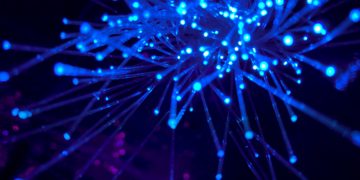 Fiber optik ışığı, geleceği taşıyor.
